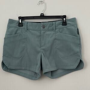 FlyLow Womens Corduroy Shorts Medium Sage Green Cargo Casual
